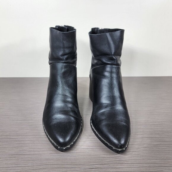 Treasure & Bond Farrah Studded Bootie, Black Leather, Womens Size 8 M - Picture 2 of 15